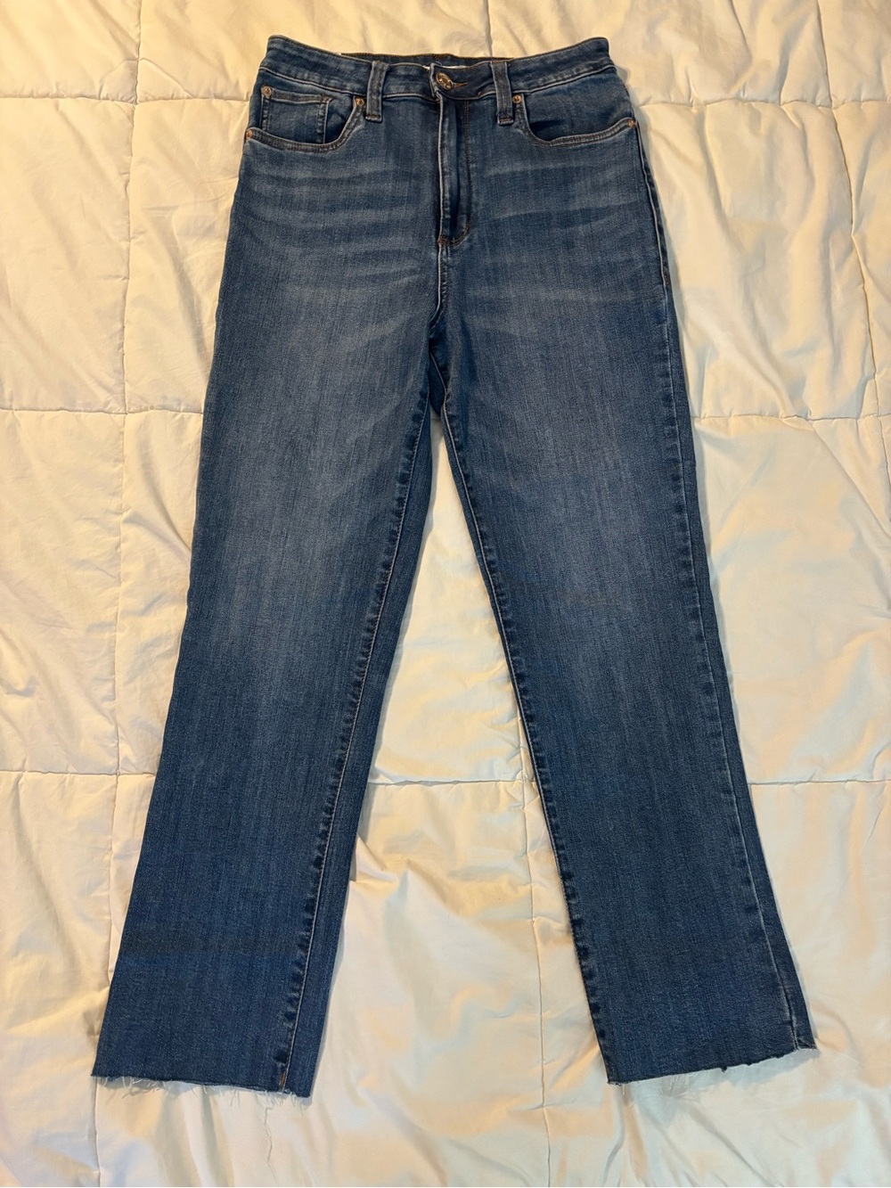 STS Blue Classic High-Rise Straight Leg Jeans - medium Blue